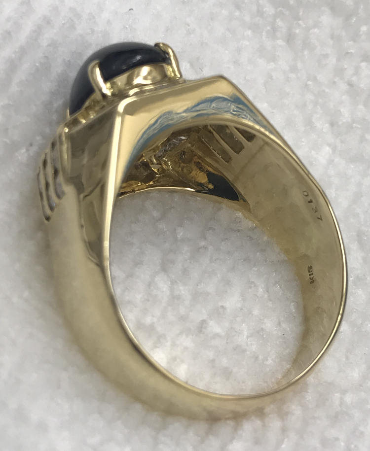 ガラスコーティング施工した指輪