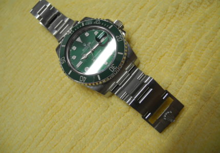 ROLEX腕時計ガラスコーティングtokei