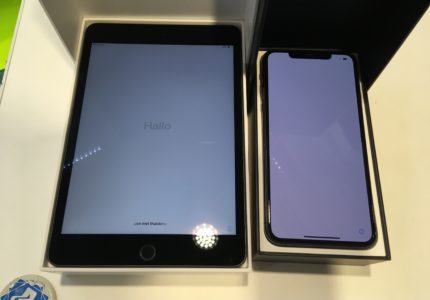 iPadmini　iPhone11Proチタンコーティング