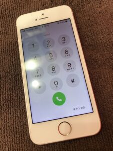 iPhoneSE画面ガラスコーティング