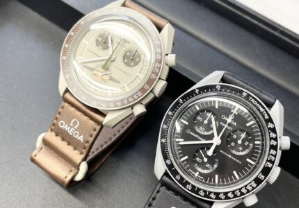 オメガ　スウォッチ　腕時計　ガラス　コーティング　大阪本町