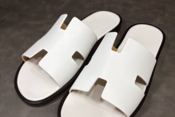 HERMES エルメス イズミール サンダル ホワイト セラミックコーティング