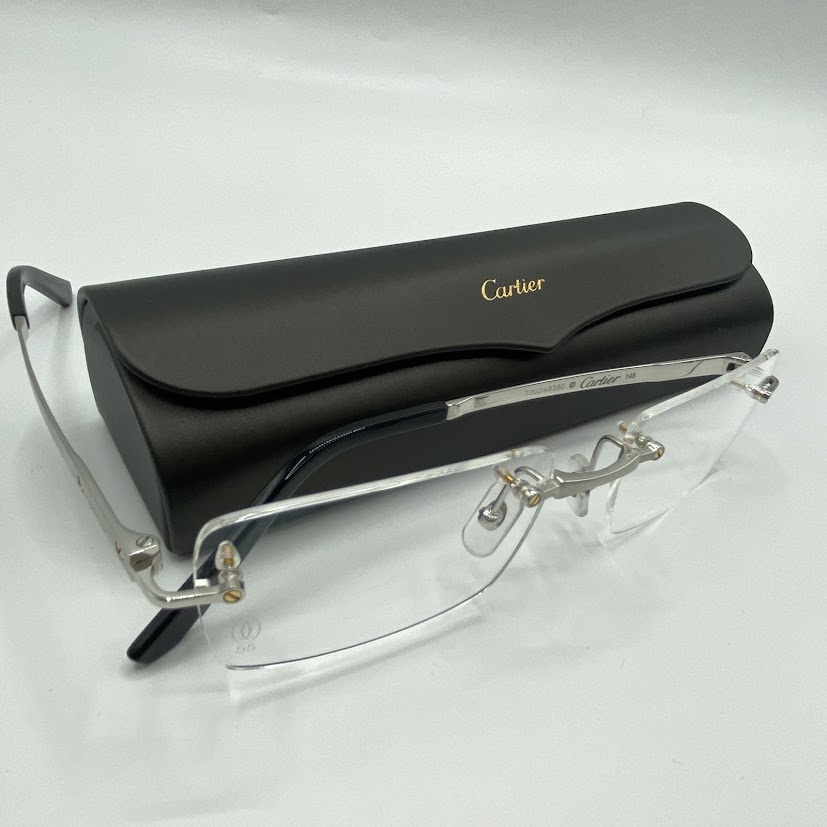 Cartier(カルティエ)リムレスメガネ