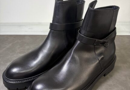 HERMÈS（エルメス）ショートブーツ《ジェフ》　ガラス+超撥水コーティング　グラシオン札幌北区店